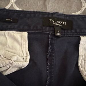 Talbots size 10 navy blue pants